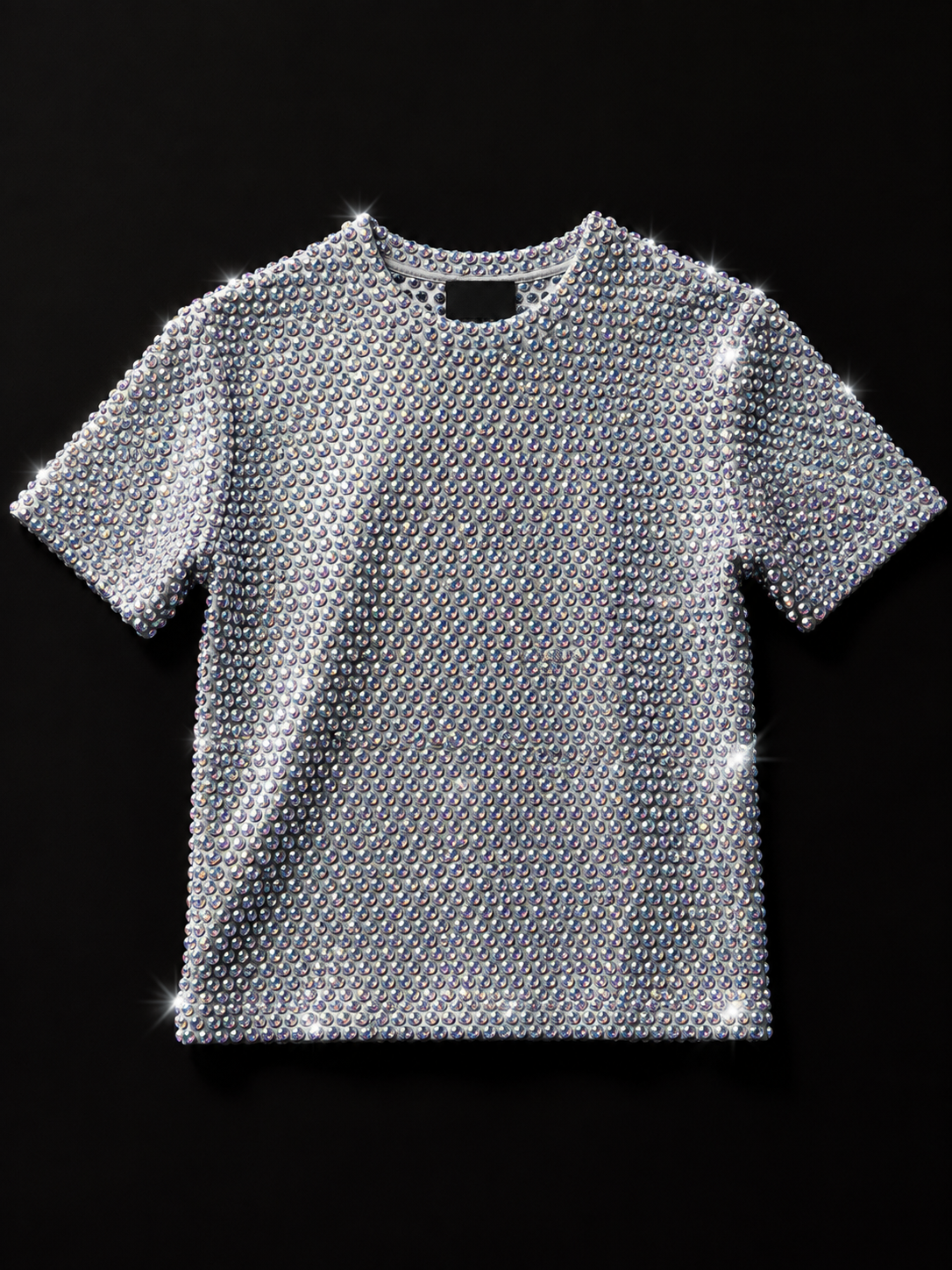 Custom All-Over Rhinestone T-Shirt