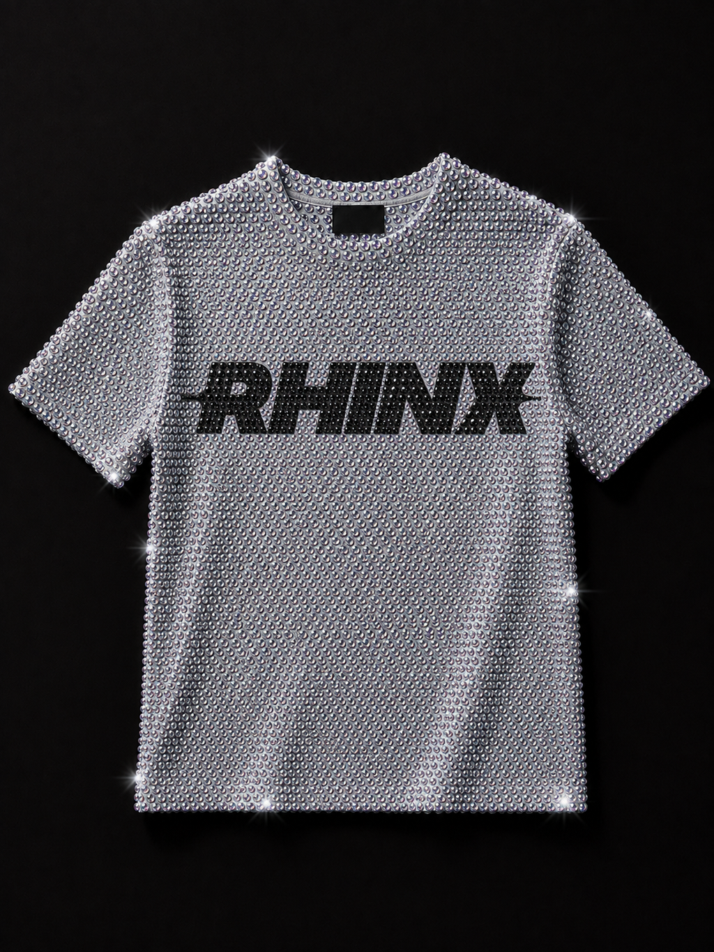 Custom All-Over Rhinestone T-Shirt
