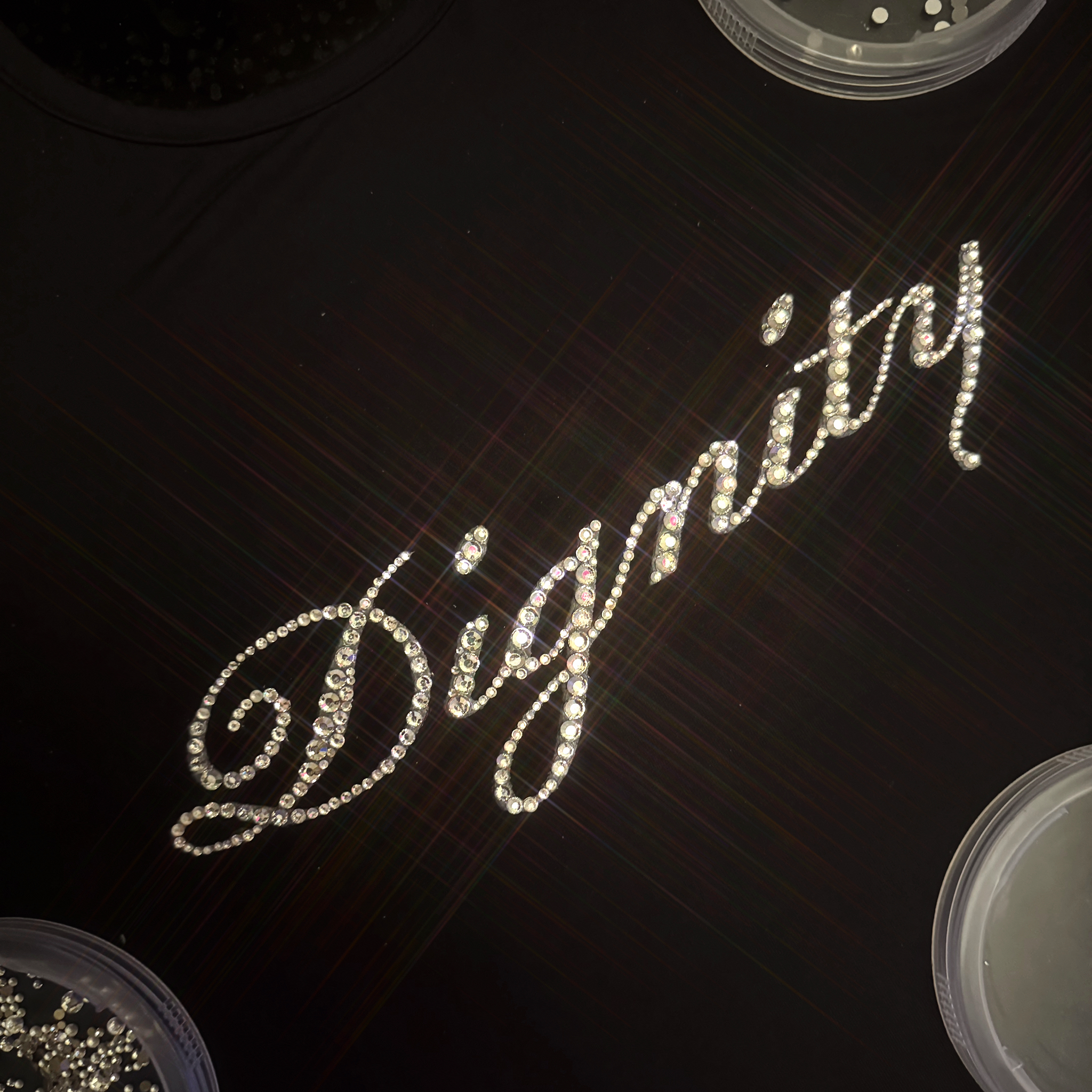Dignity Rhinestoned T-shirt