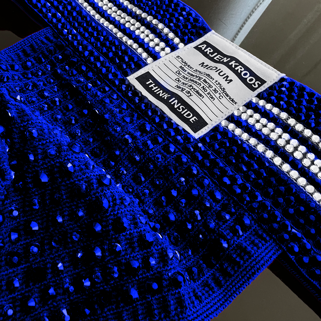 Blue Rhinestoned Jock