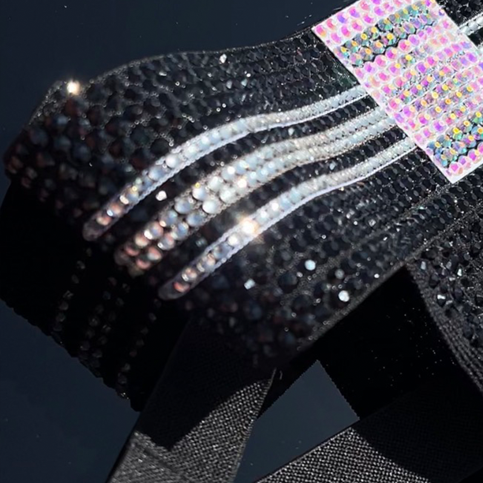 Black Rhinestoned Jock