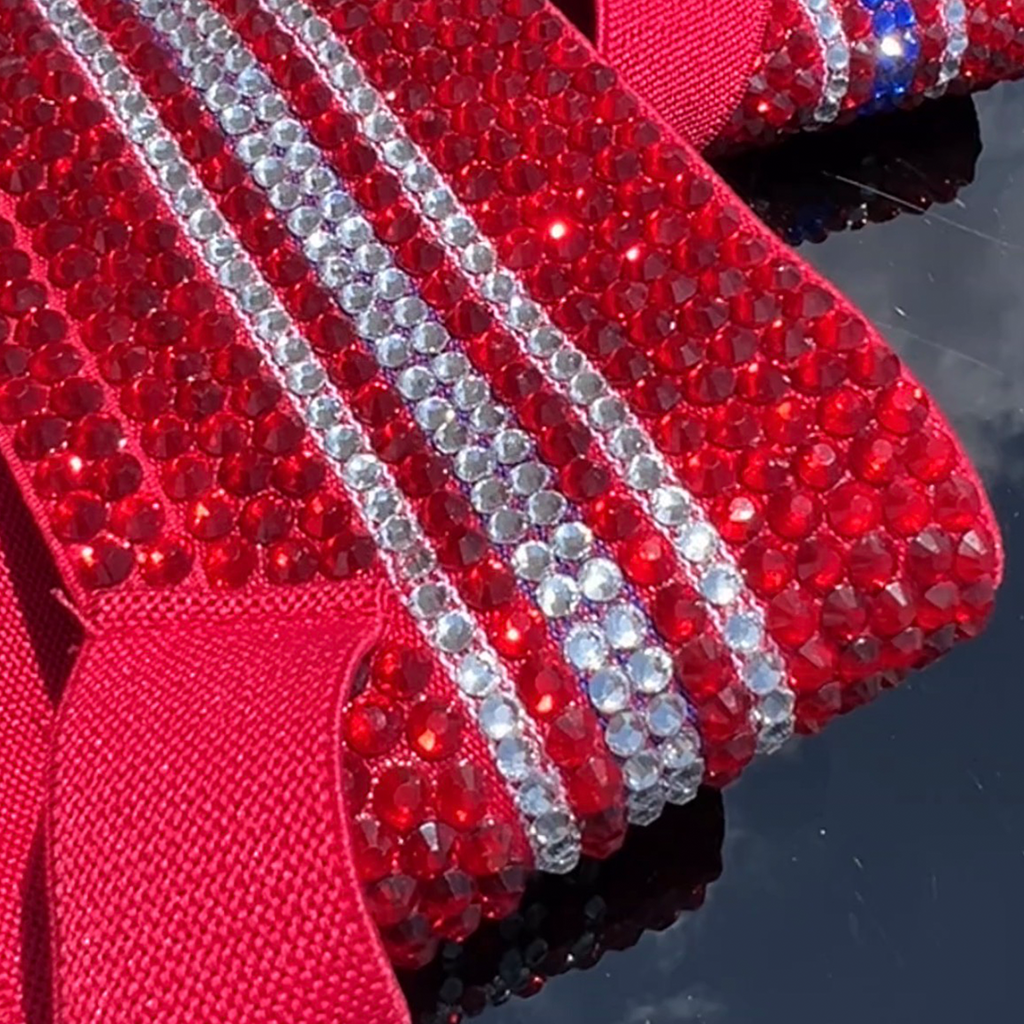 Red Rhinestoned Jock